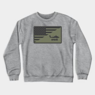 AH-64 Apache Subdued Patch Crewneck Sweatshirt